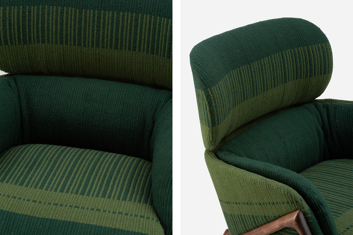 DANISH OILED WALNUT & MANTA LIDO VERDE ESCURO / VERDE TROPA