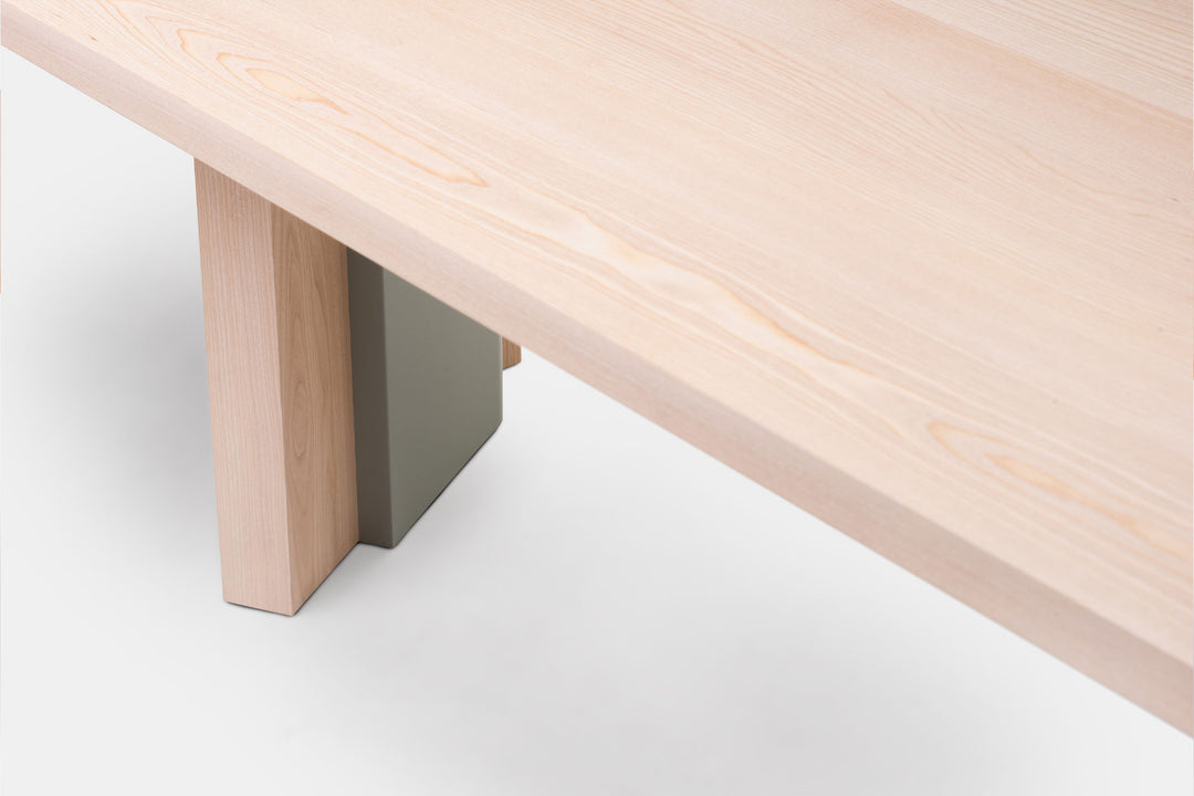 WHITE OILED ASH & FJORD PAINTED HDF (MODEL: L)