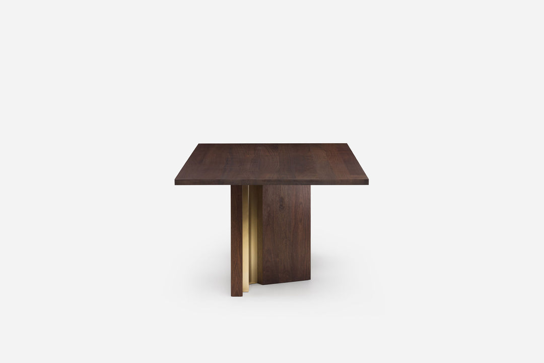 BLACK OILED WALNUT & BRUSHED BRASS