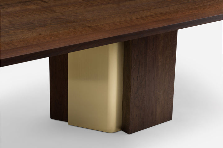 BLACK OILED WALNUT & BRUSHED BRASS