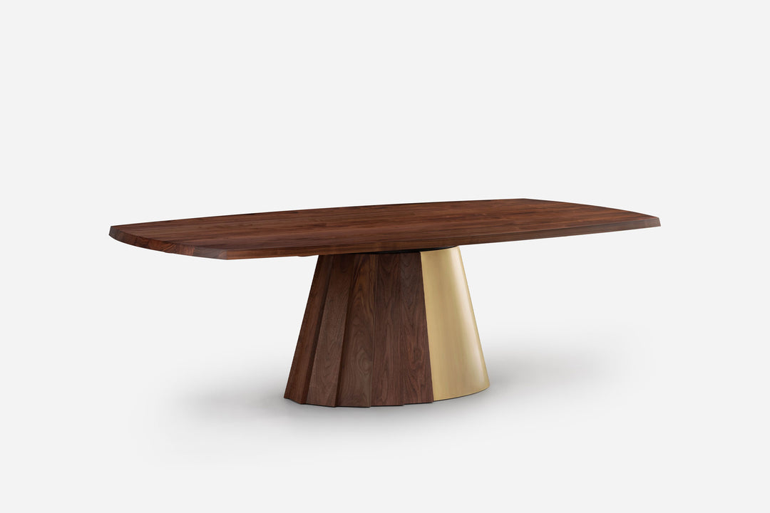 DANISH OILED WALNUT & BRASS