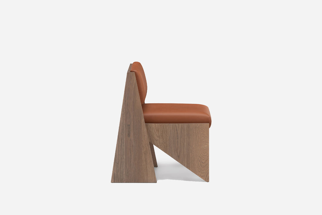 OXIDISED OAK & BROWN NATURAL GRAIN LEATHER