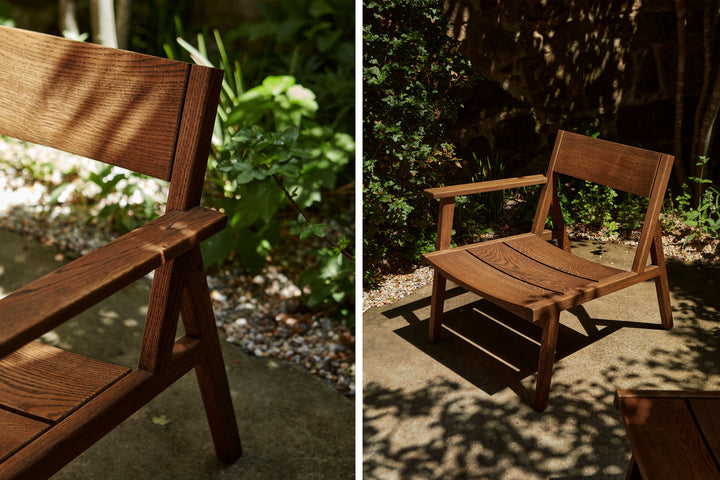 98.6°F OUTDOOR ONE ARMED LOUNGE CHAIR