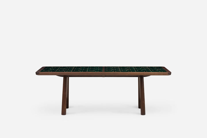 BLACK OILED WALNUT & GREEN TILE (MODEL: S)