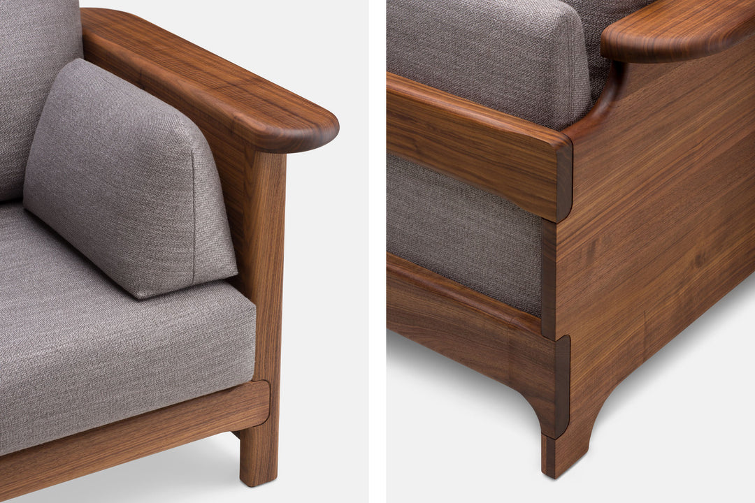 DANISH OILED WALNUT & BASE 007 (MODEL: L)