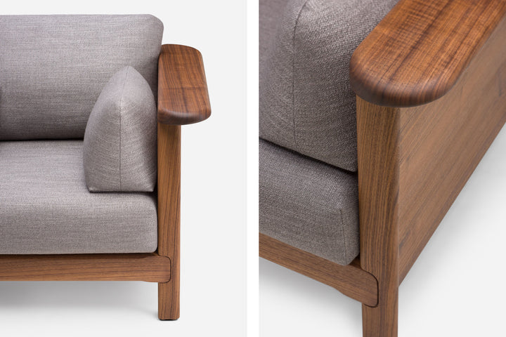 DANISH OILED WALNUT & BASE 007 (MODEL: L)