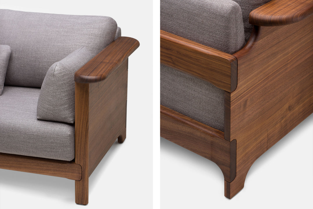 DANISH OILED WALNUT & BASE 007 (MODEL: L)