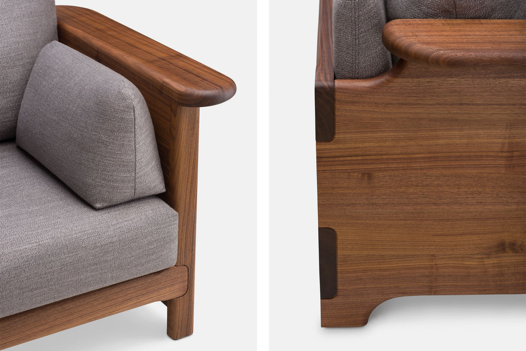 DANISH OILED WALNUT & BASE 007 (MODEL: L)