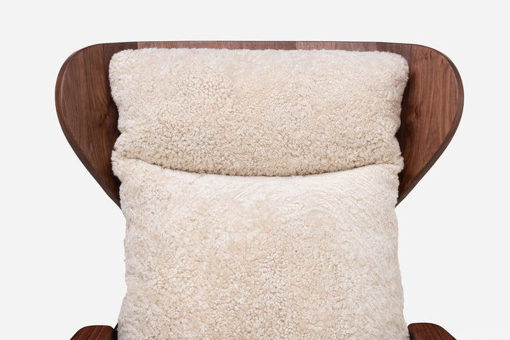 DANISH OILED WALNUT & MOHAWI SHEEPSKIN