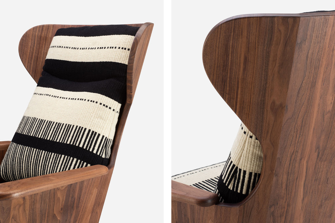 DANISH OILED WALNUT & MANTA LIDO PRETO / CRU