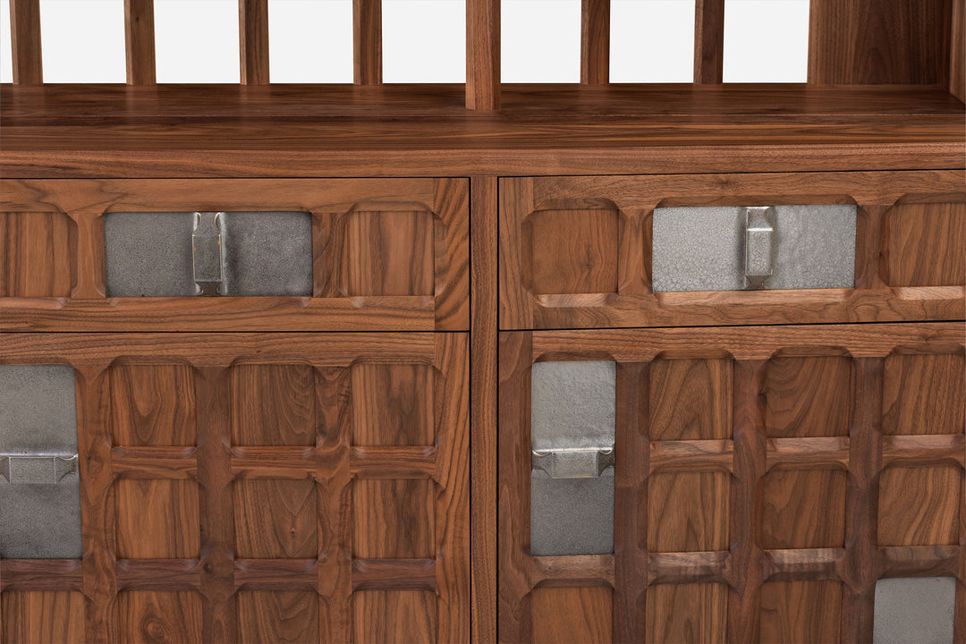 DANISH OILED WALNUT & GREY CERAMIC (MODEL: LF)