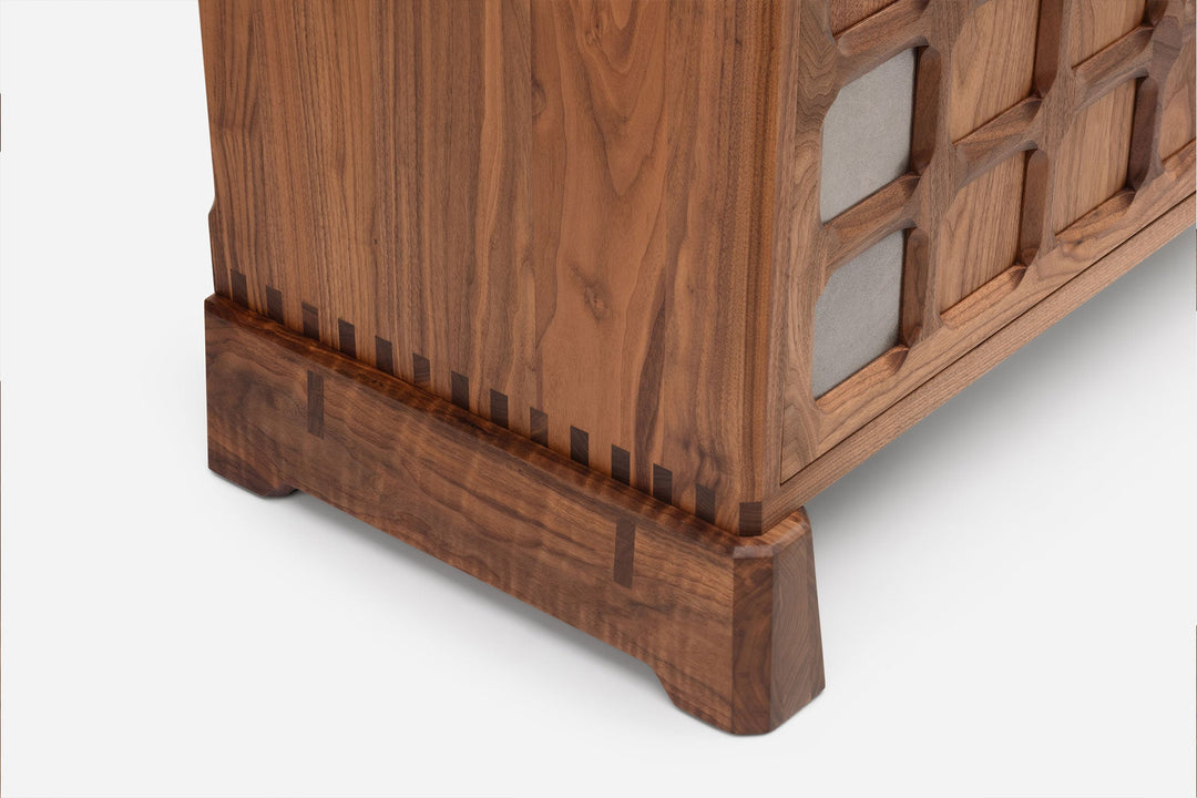 DANISH OILED WALNUT & GREY CERAMIC (MODEL: LF)