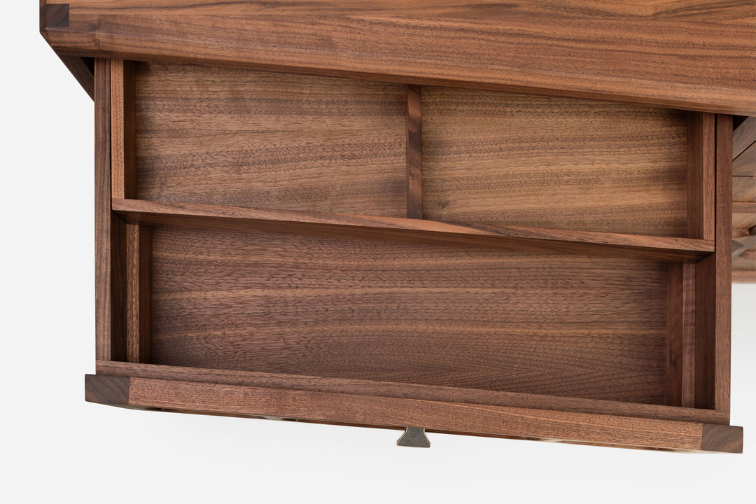 DANISH OILED WALNUT & GREY CERAMIC (MODEL: MF)