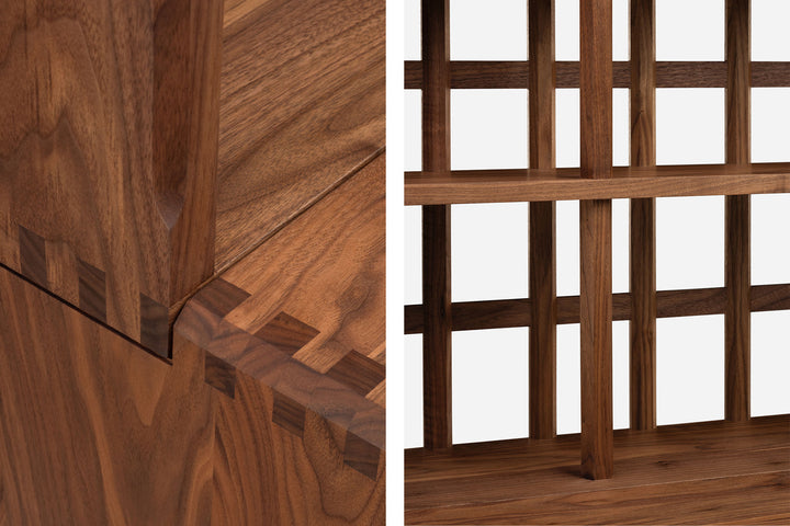 DANISH OILED WALNUT & GREY CERAMIC (MODEL: LF)