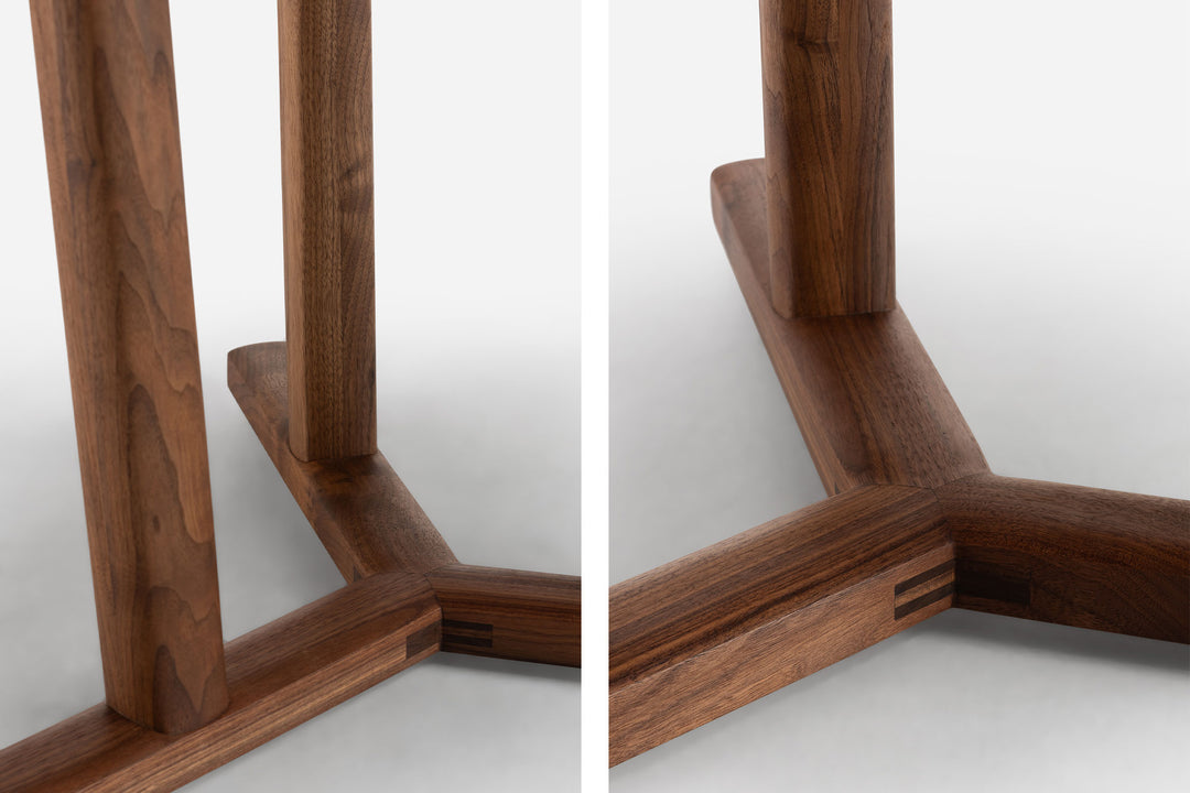 DANISH OILED WALNUT & BLACK MARQUINA MARBLE