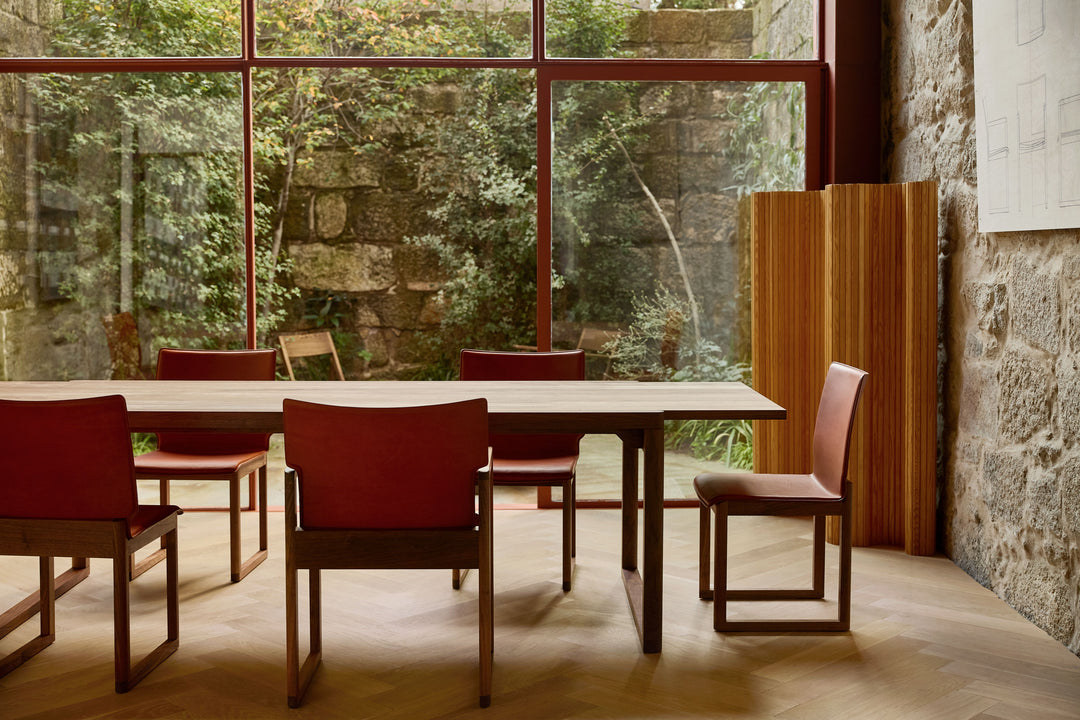 DANISH OILED WALNUT (MODEL: L + OCTOBER DINING CHAIR & ARMCHAIR)