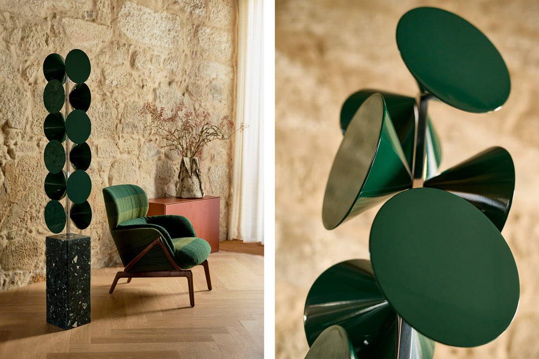 FOREST GLOSS LACQUER & VERDE TERRAZZO (+ ELYSIA LOUNGE CHAIR)