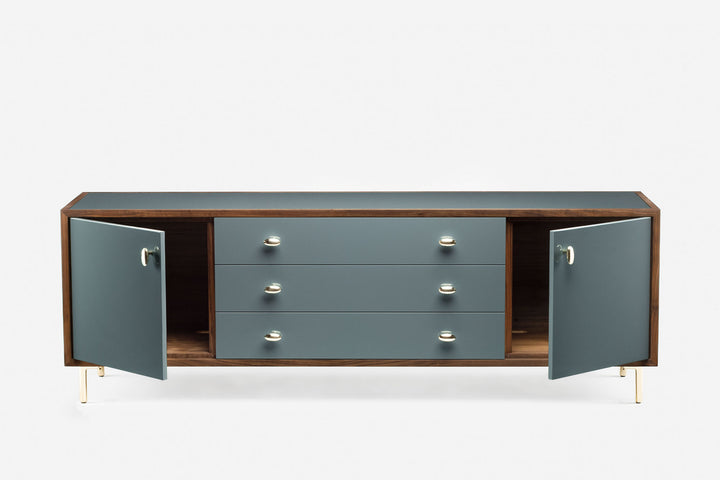 DANISH OILED WALNUT & BAY GLOSS HDF