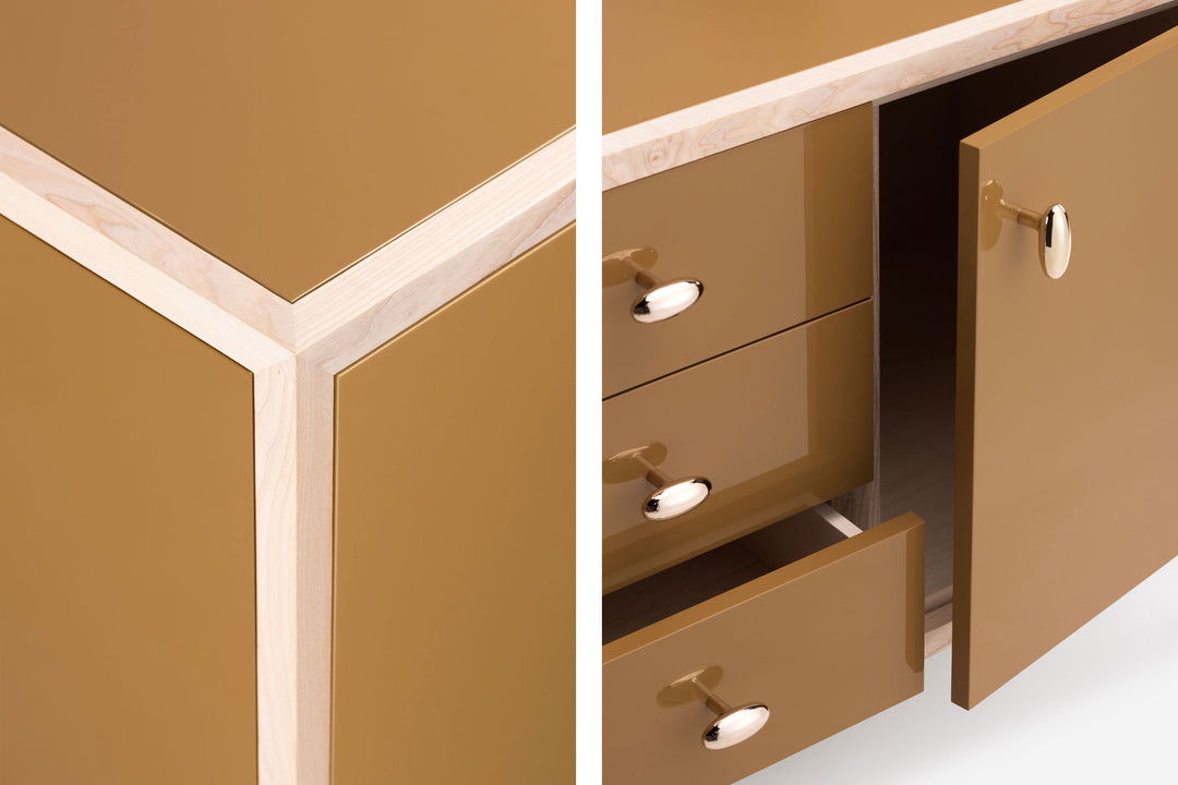 WHITE OILED ASH & OCHRE GLOSS HDF