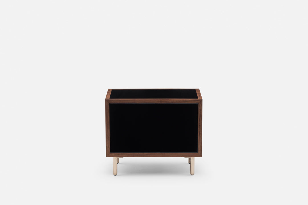 DANISH OILED WALNUT & BLACK GLOSS HDF