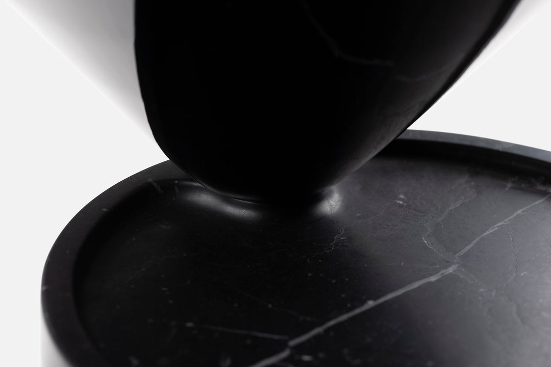 BLACK MARQUINA MARBLE & BLACK GLOSS HDF