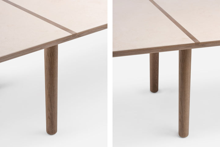 OXIDISED OAK & ATAIJA CREME LIMESTONE