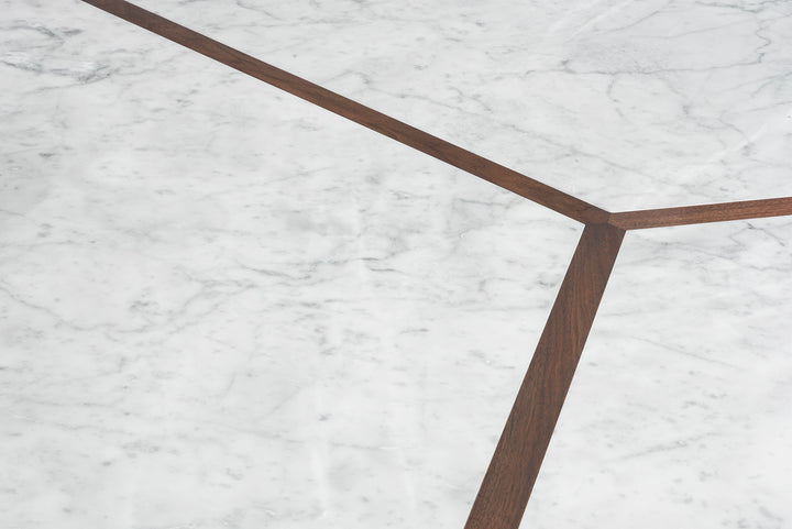 BLACK OILED WALNUT & CARRARA MARBLE