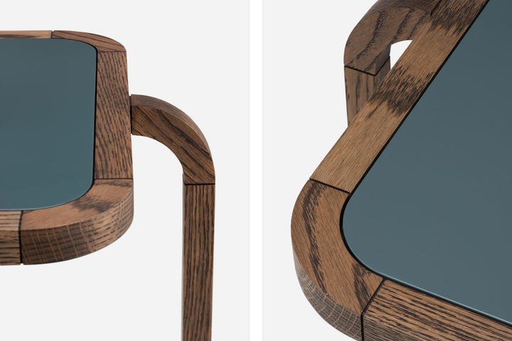 BLACK OILED OAK & BAY GLOSS HDF (MODEL: M)