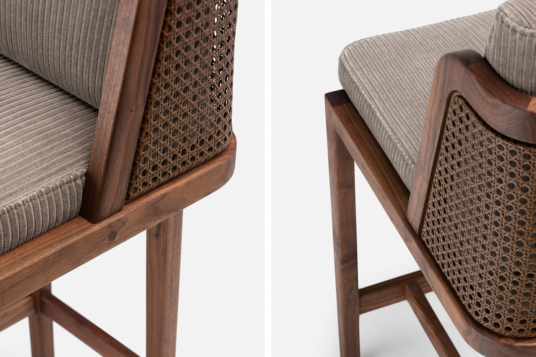 DANISH OILED WALNUT & PHLOX 243 (MODEL: P)