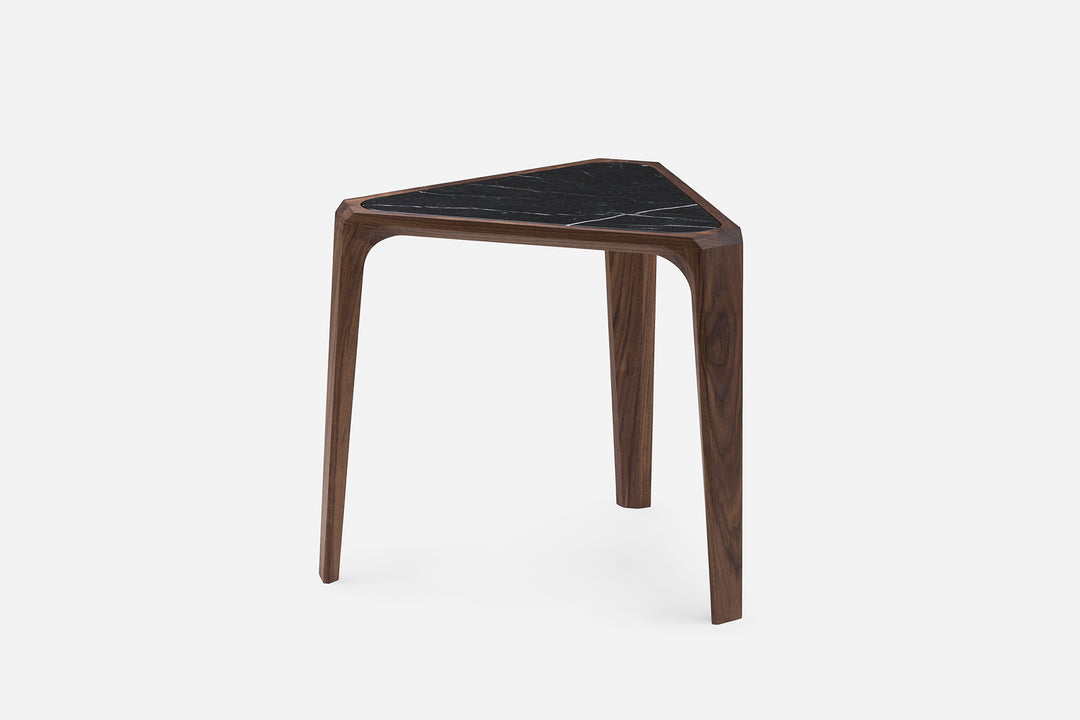 DANISH OILED WALNUT & BLACK MARQUINA MARBLE