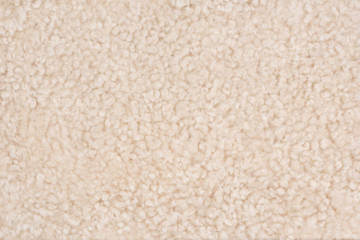 DANISH OILED WALNUT & MOHAWI CURLY WOOL SHEEPSKIN