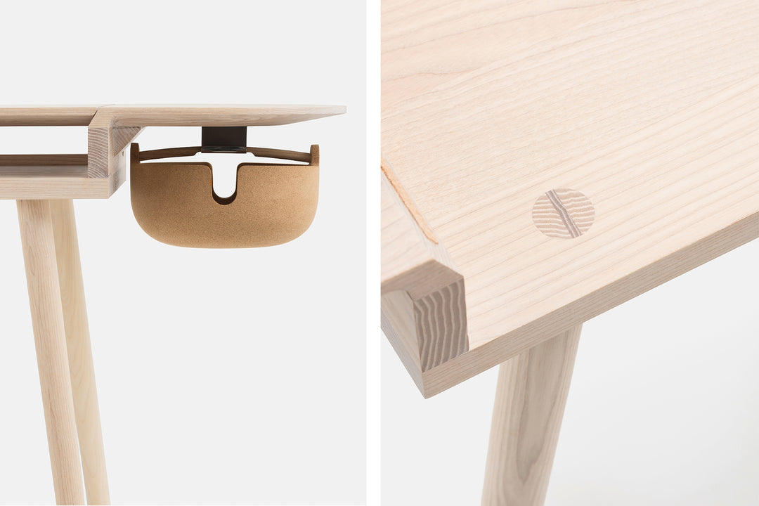 WHITE OILED ASH & CORK