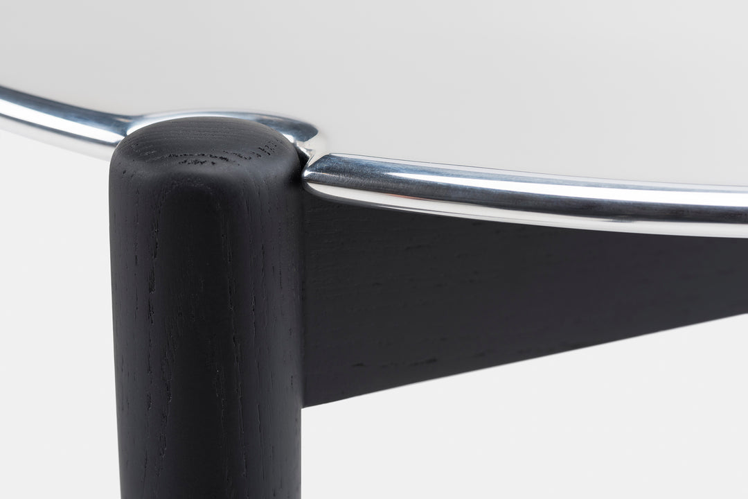 BLACK STAINED ASH & ALUMINIUM