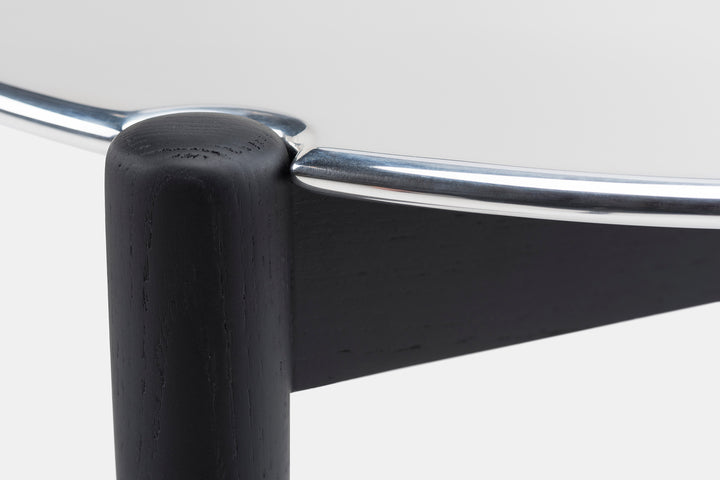 BLACK STAINED ASH & ALUMINIUM