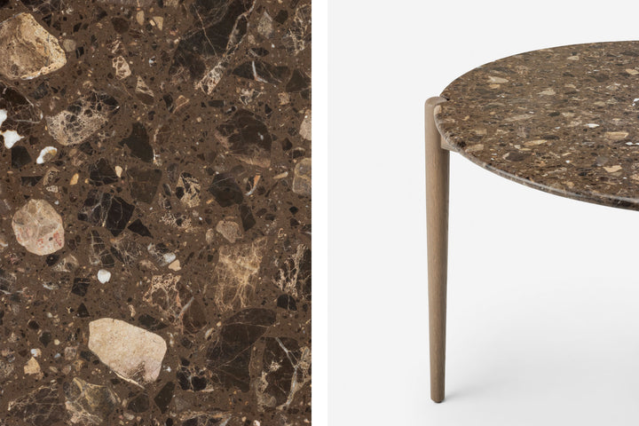 OXIDISED OAK & CASTANHO TERRAZZO