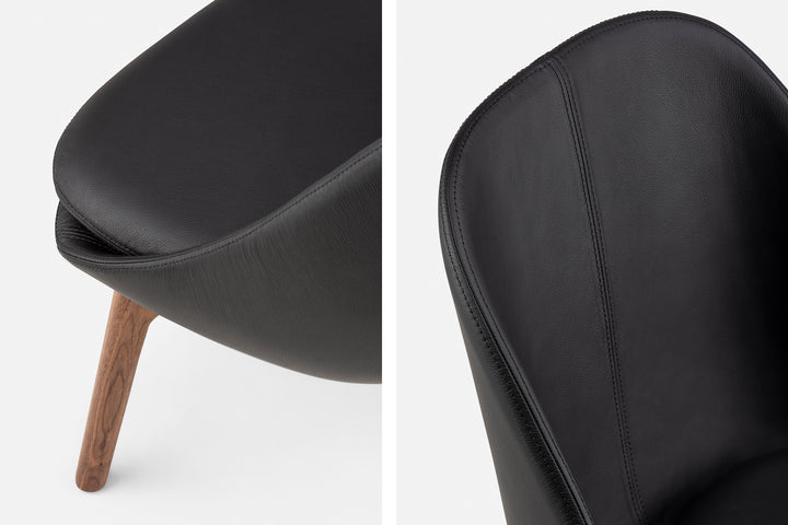 DANISH OILED WALNUT & LICORICE LEATHER