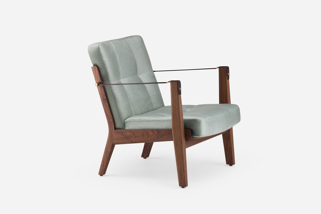 DANISH OILED WALNUT & AVALON 2 035 & BROWN LEATHER STRAPS