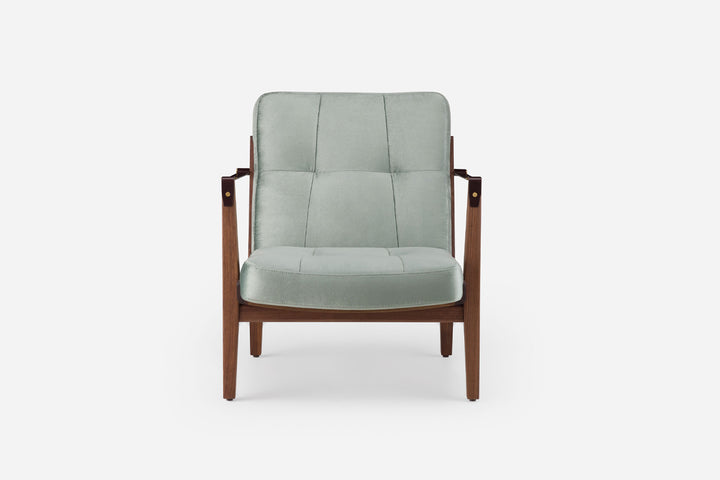 DANISH OILED WALNUT & AVALON 2 035 & BROWN LEATHER STRAPS