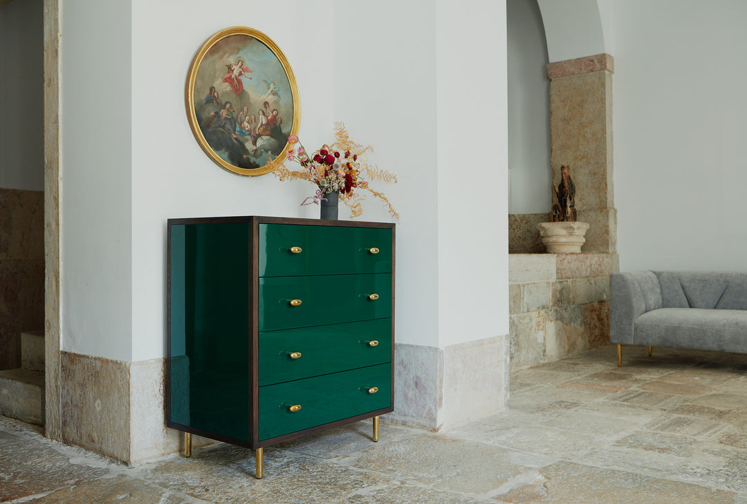 BLACK OILED WALNUT & FOREST GLOSS HDF