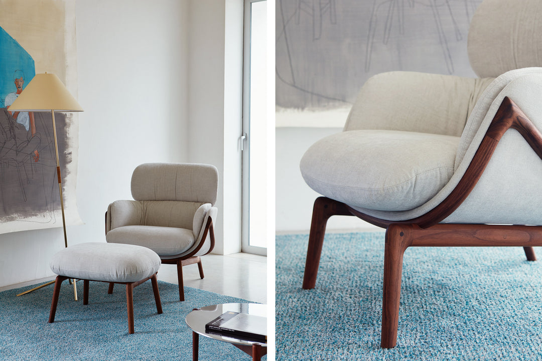 DANISH OILED WALNUT & MAPLE 102 (+ NINO OTTOMAN)