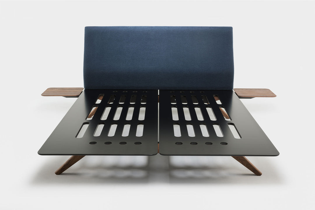 DANISH OILED WALNUT & COM (+ OPTIONAL SIDE TABLES)