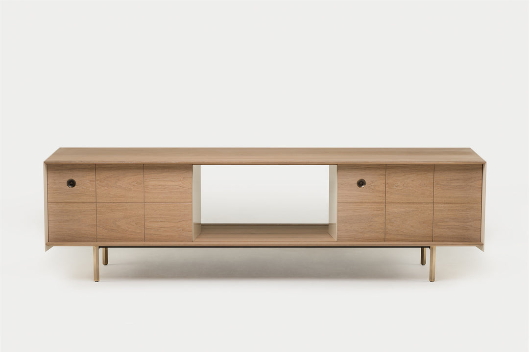 WHITE OILED OAK & BONE GLOSS HDF