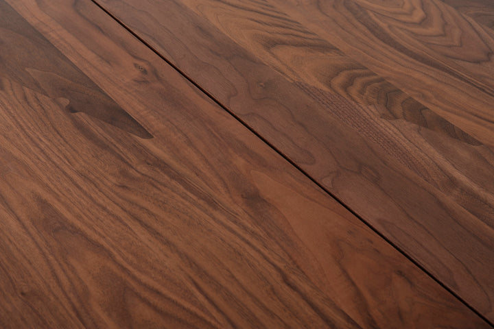 DANISH OILED WALNUT & BLACK ANODISED ALUMINIUM