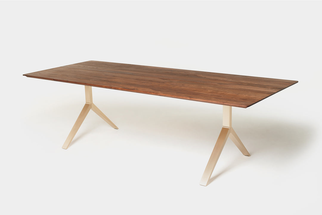 DANISH OILED WALNUT & BRUSHED BRASS