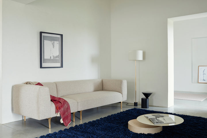 BLACK MARQUINA MARBLE & BLACK GLOSS HDF (+ PLANALTO SOFA AND LAUREL COFFEE TABLE)