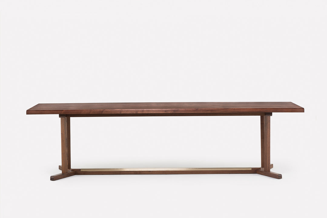 DANISH OILED WALNUT & BRUSHED BRASS