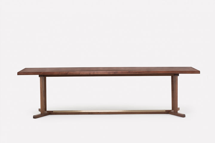 DANISH OILED WALNUT & BRUSHED BRASS