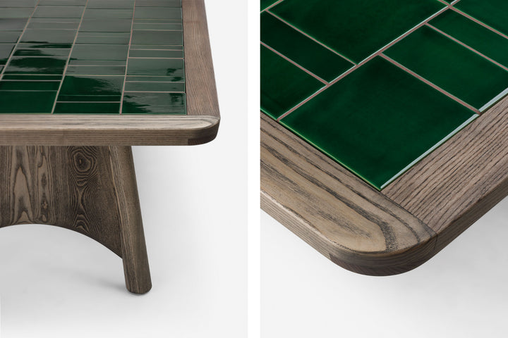 BLACK OILED ASH & GREEN TILE (MODEL: M)