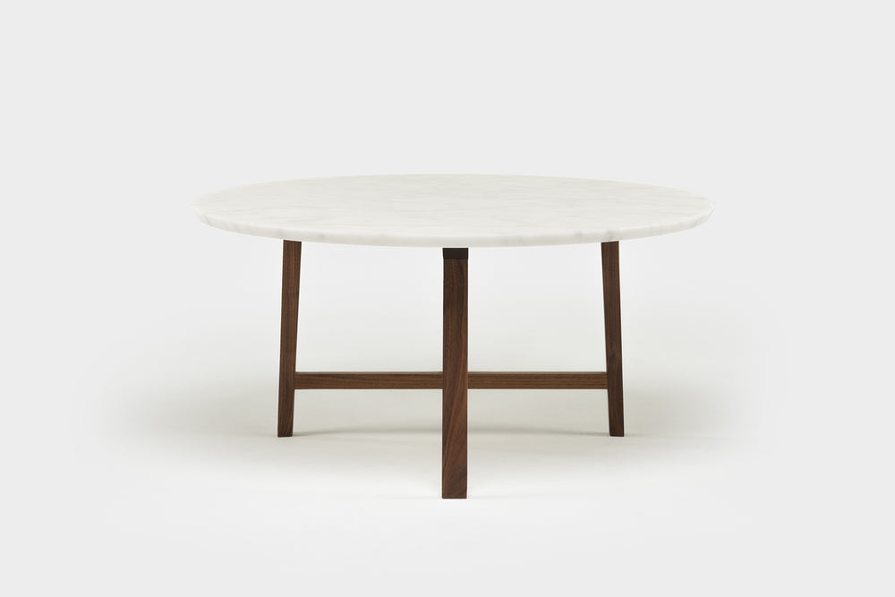 DANISH OILED WALNUT & CARRARA MARBLE